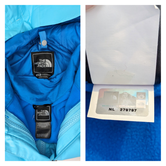 THE NORTH FACE Women's Triclimate 2 in 1 Blue Jacket size Medium NL29797 - Picture 6 of 12